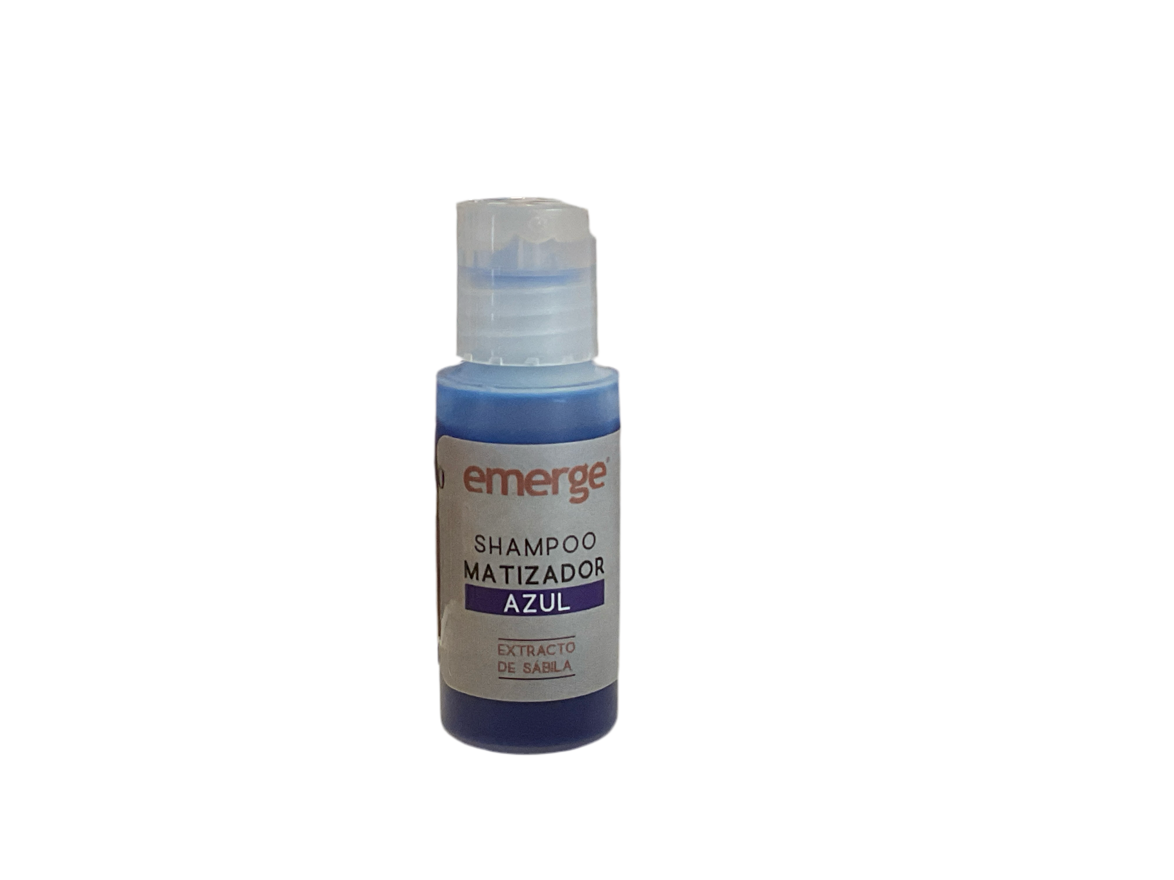 Shampoo Matizador Azul (para evitar tonos anaranjados) travel size 35 ml.