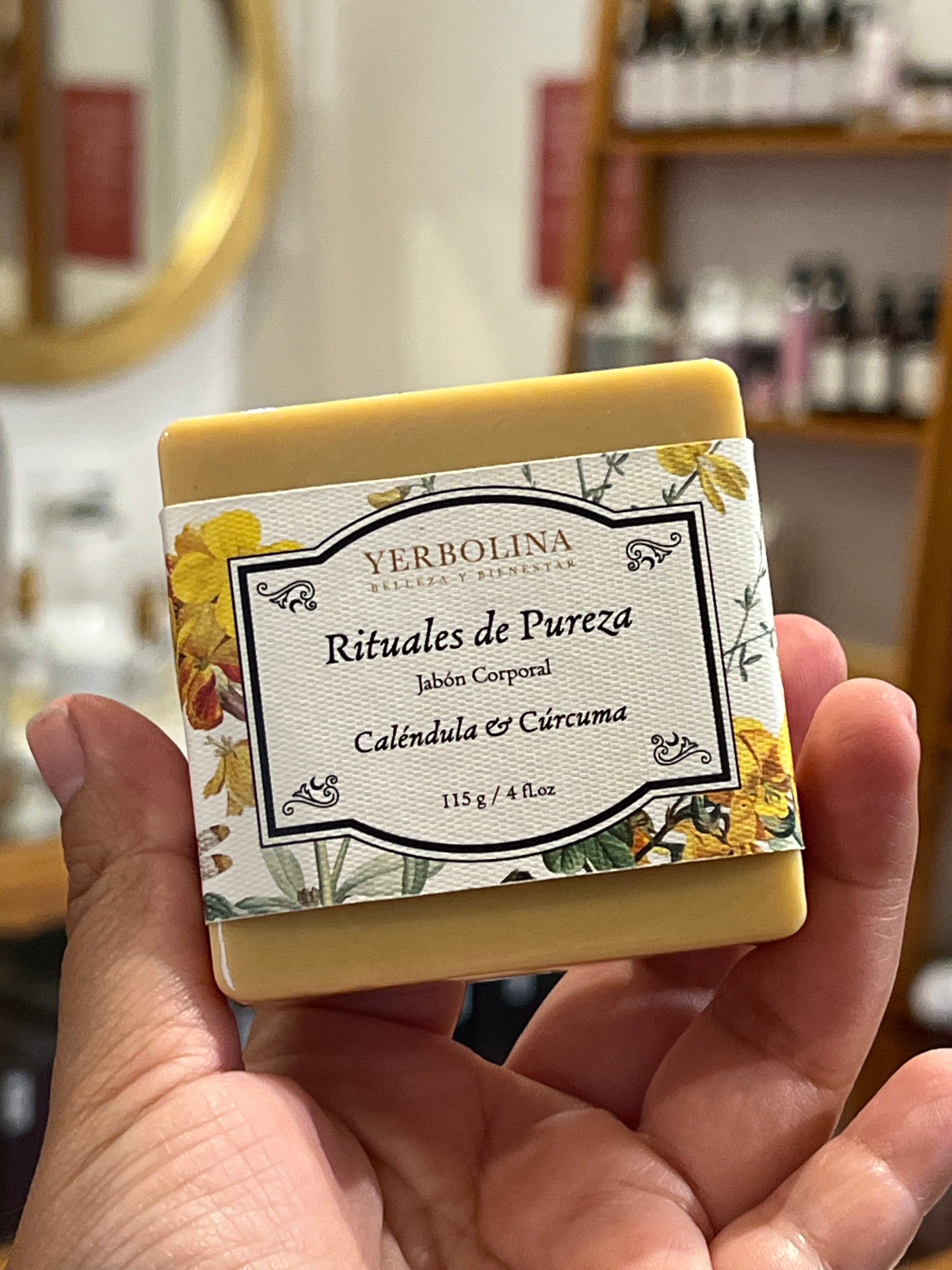 Jabón Corporal Caléndula y Cúrcuma