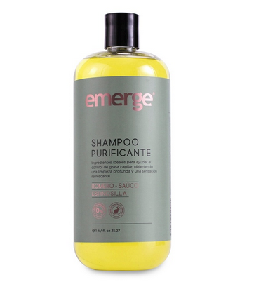 Shampoo Purificante 500 ml. para Cabello Graso y Limpieza Profunda del cuero cabelludo