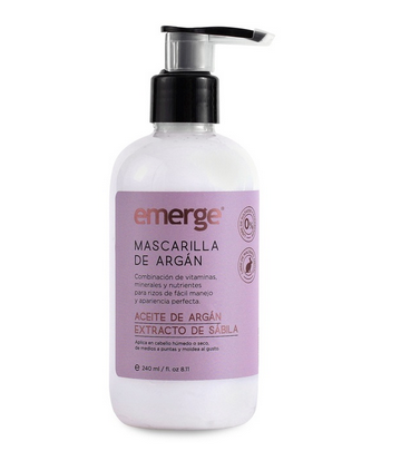 Mascarilla de Argán + Extracto de Sábila 240 ml.