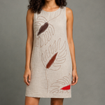 Cargar imagen en el visor de la galería, Vestido A "Hojas de Palma" talla Chica
