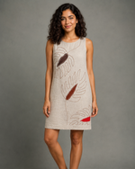 Cargar imagen en el visor de la galería, Vestido A "Hojas de Palma" talla Chica
