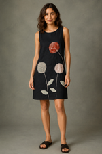 Cargar imagen en el visor de la galería, Vestido A corto "Rosas" talla chica
