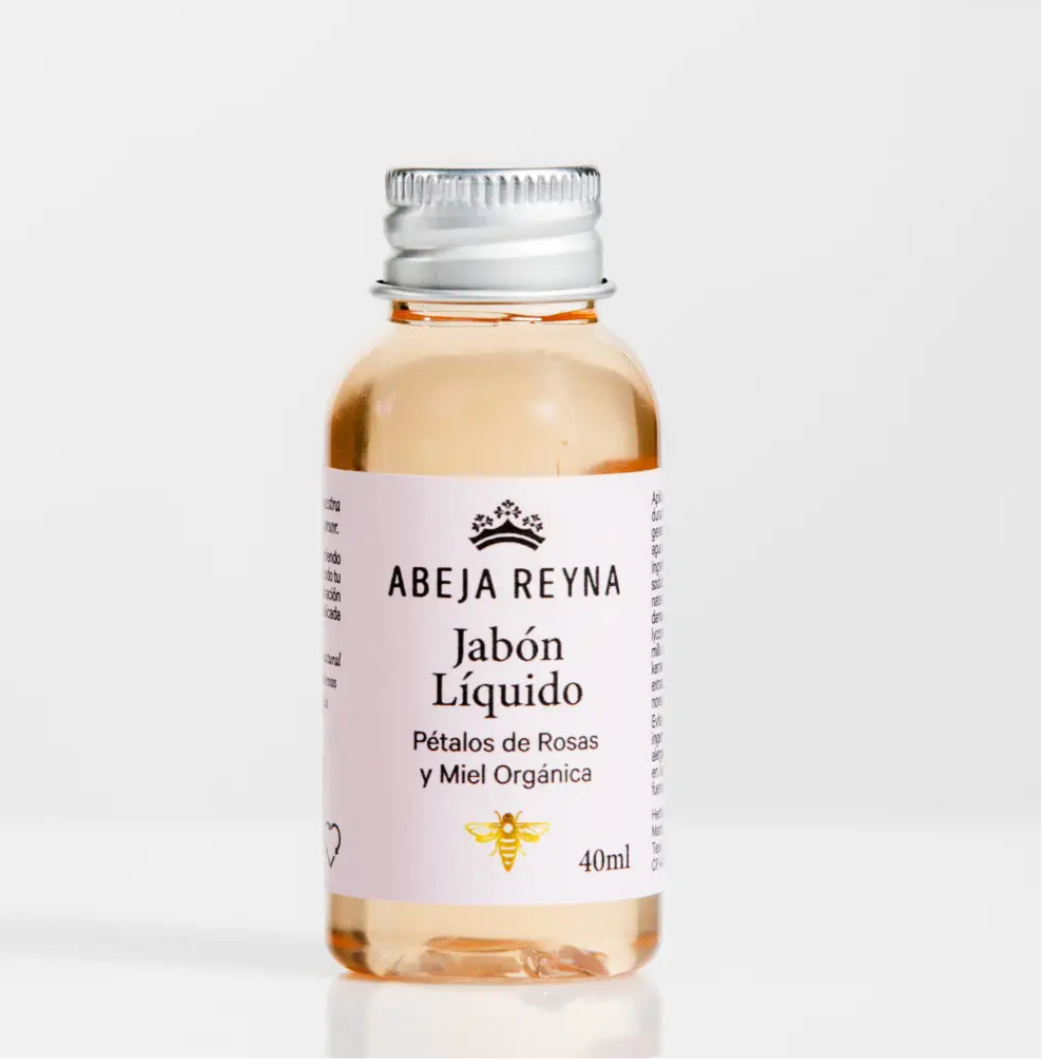 Jabón Líquido de Rosas y Miel Orgánica-40ml