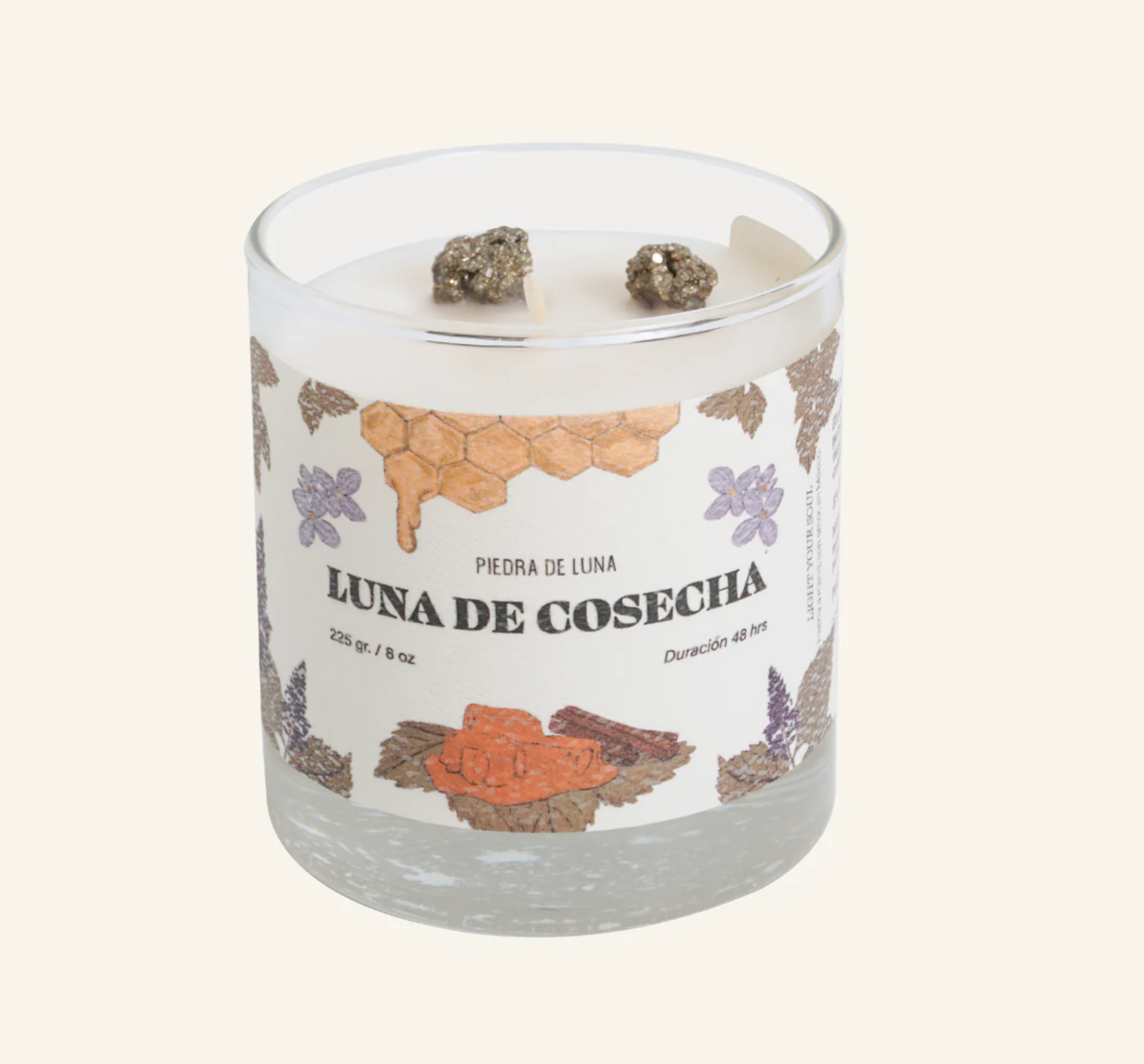 LUNA DE COSECHA · Vela Aromática de Soya