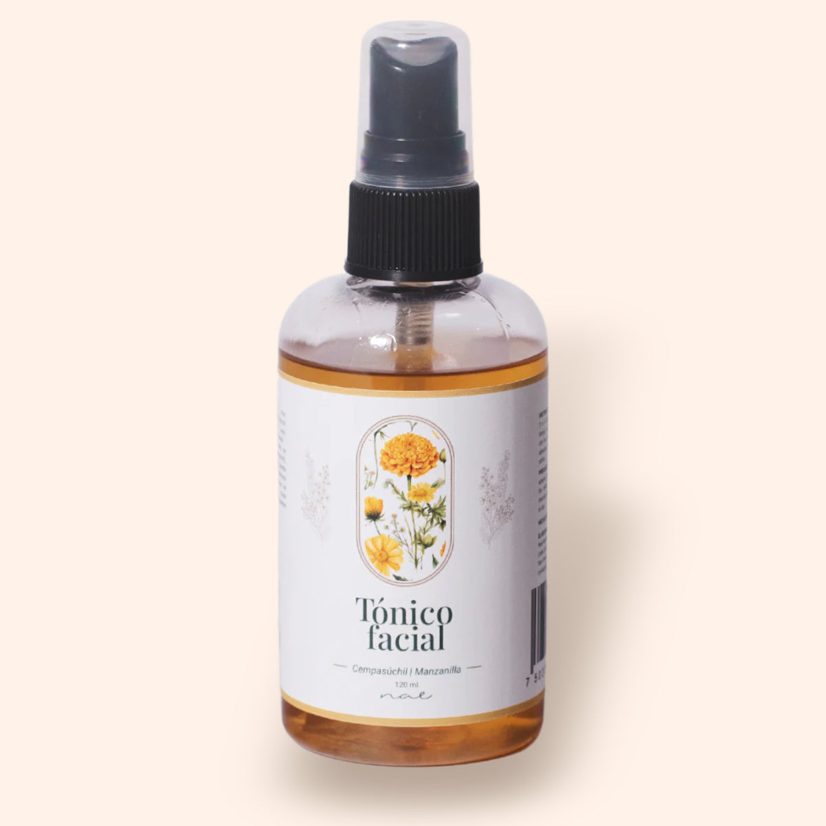 Tónico Facial 120 ml. (con flor de Cempasuchil y extracto de Manzanilla )