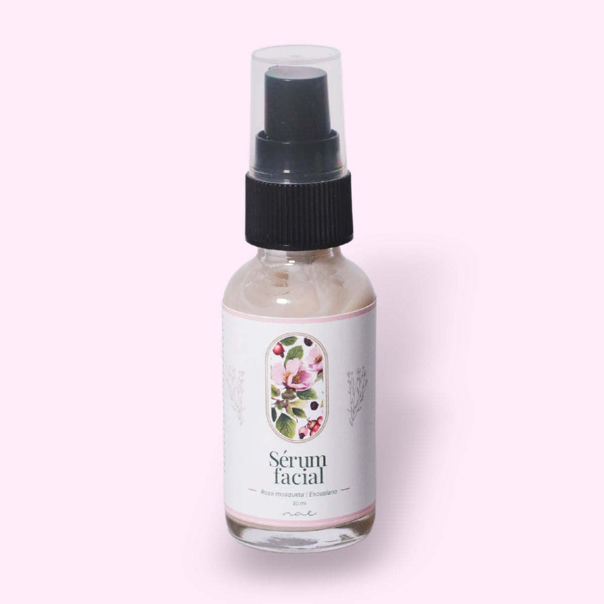 Serum Facial 30 ml. con Rosa Mosqueta y Escualano