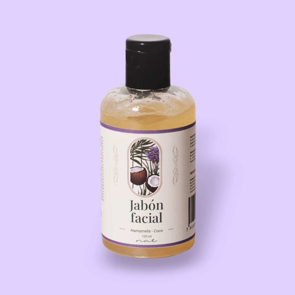 Jabón Facial Hammamelis - Coco 120 ml.