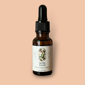 Aceite Facial 15 ml. Piel Seca y Maltratada (Rosa Mosqueta y Escualano)
