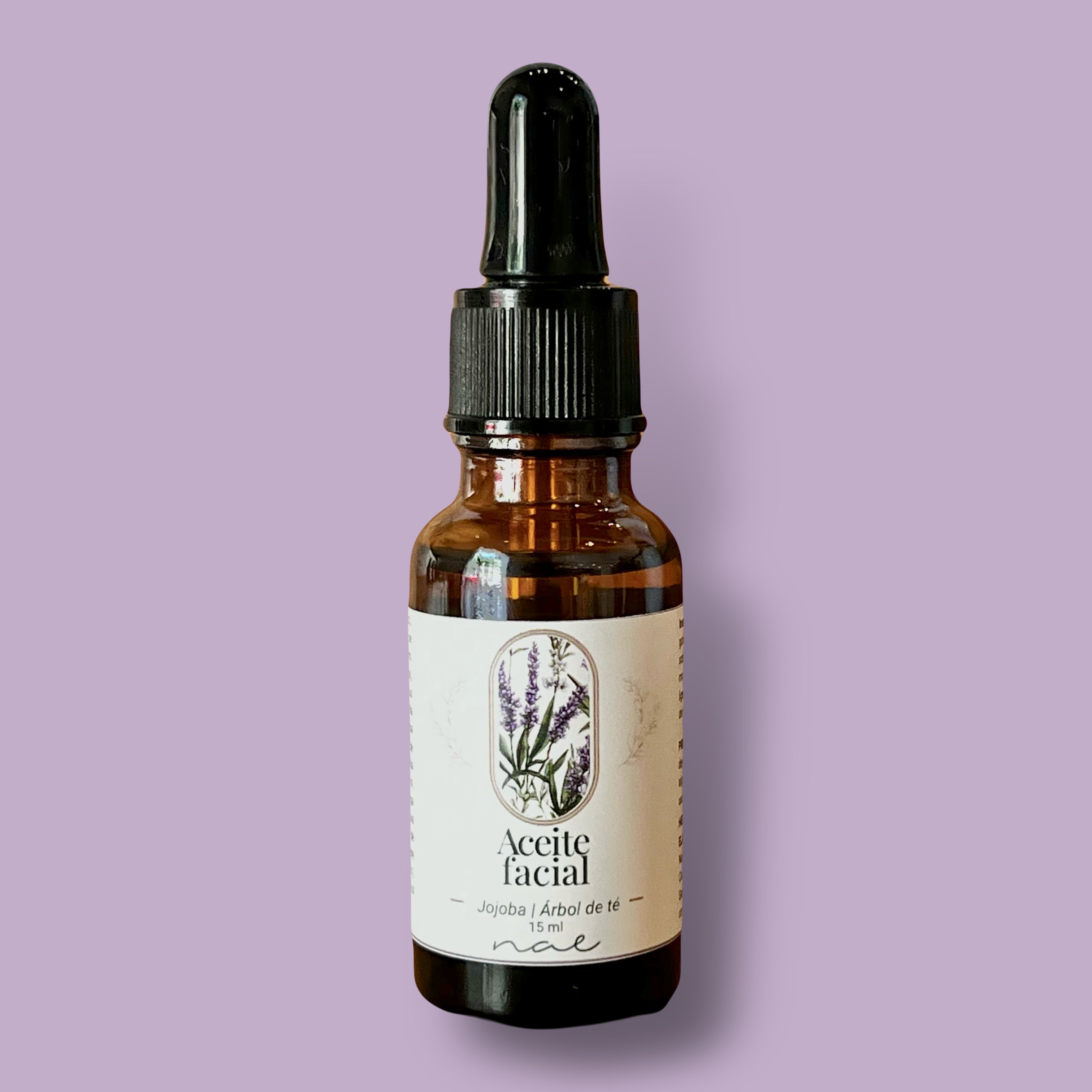 Aceite Facial  Piel Mixta 15 ml. (Jojoba y Árbol del Té)