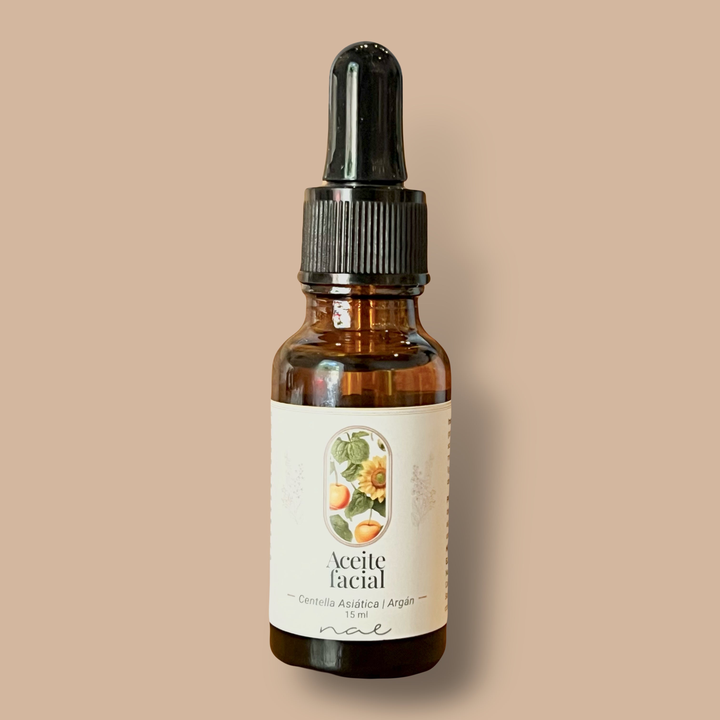 Aceite Facial  Piel Sensible 15 ml. (Centella Asiática y Argán)