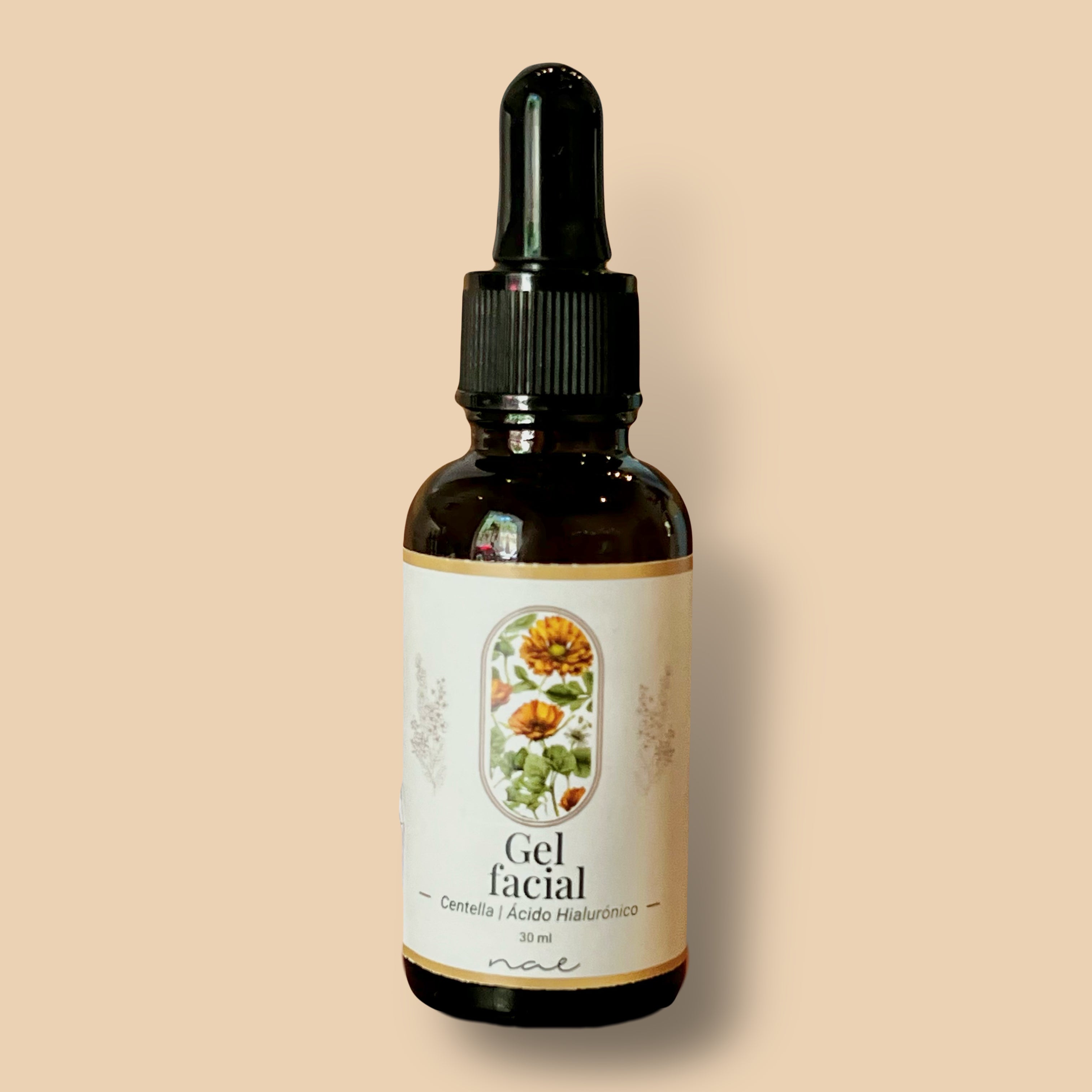 Gel Facial Hidra Humectante 30 ml.( con Centella Asiática y Ácido Hialurónico)