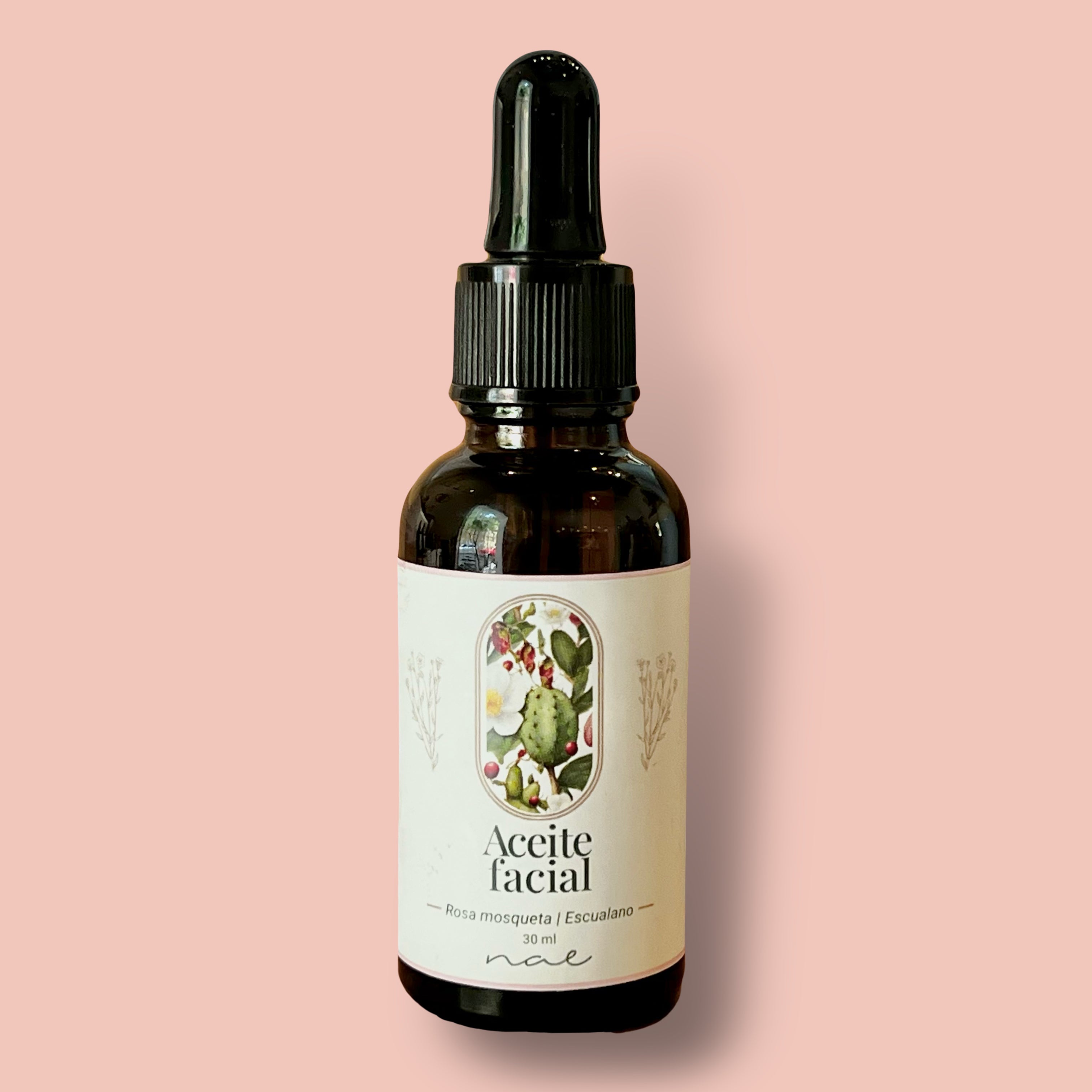 Aceite Facial 30 ml. Piel Seca y Maltratada (Rosa Mosqueta y Escualano)