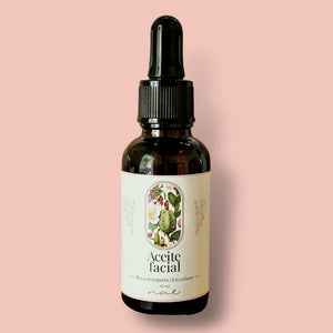 Aceite Facial 30 ml. Piel Seca y Maltratada (Rosa Mosqueta y Escualano)