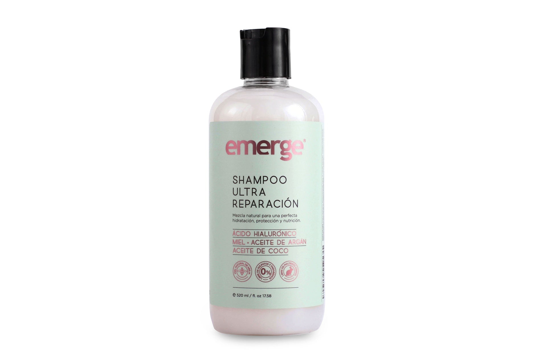 Shampoo Ultra Reparaciòn 500 ml. para cabello muy reseco y maltratado, deshidratado y con procesos químicos.