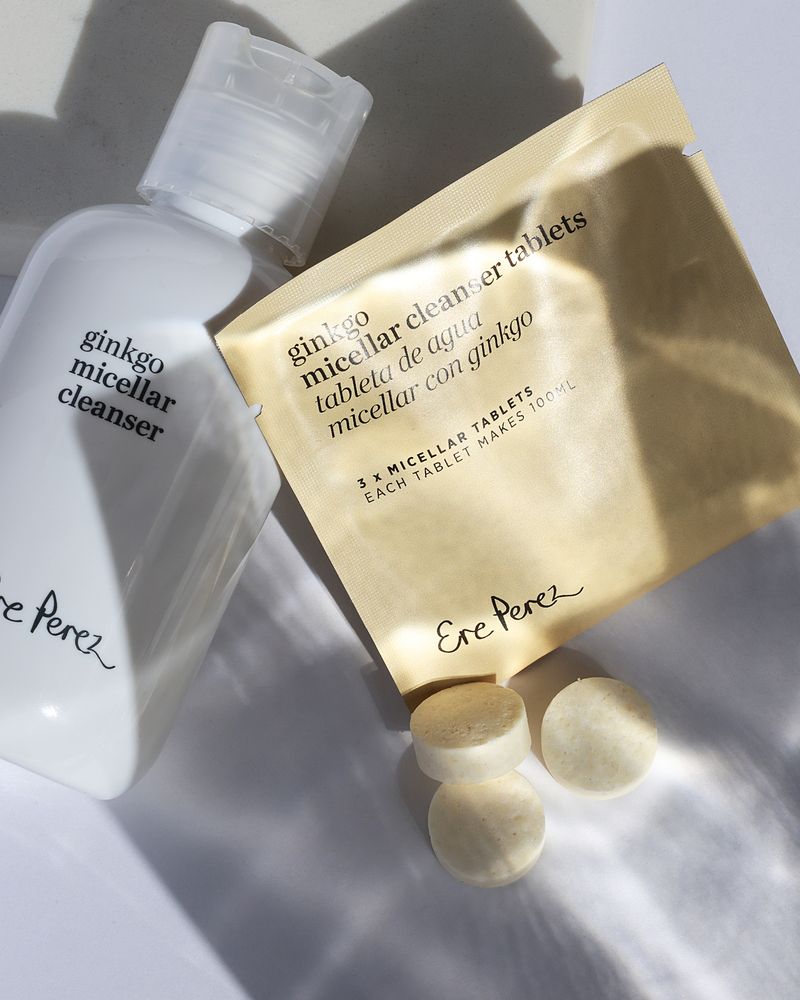 Agua Micelar con Ginkgo en tabletas