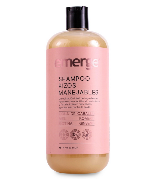 Shampoo para Rizos Manejables 500 ml. para cabello ondulado o rizado