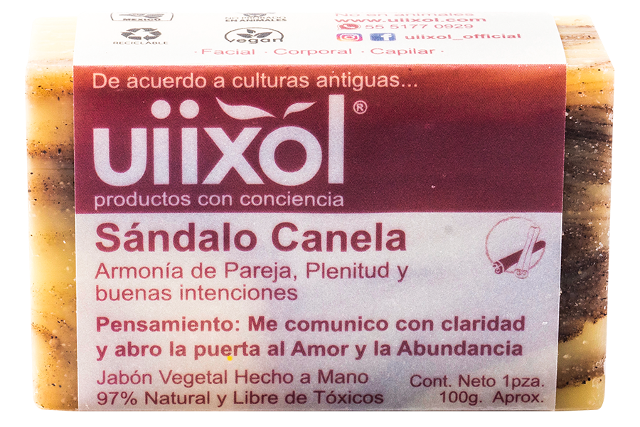 Sándalo & Canela · Jabón artesanal en barra